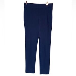 Thalian slim fit ponte knit ankle pants Dark blue Size 6
